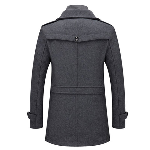 Davide™ | Cappotto in lana con zip