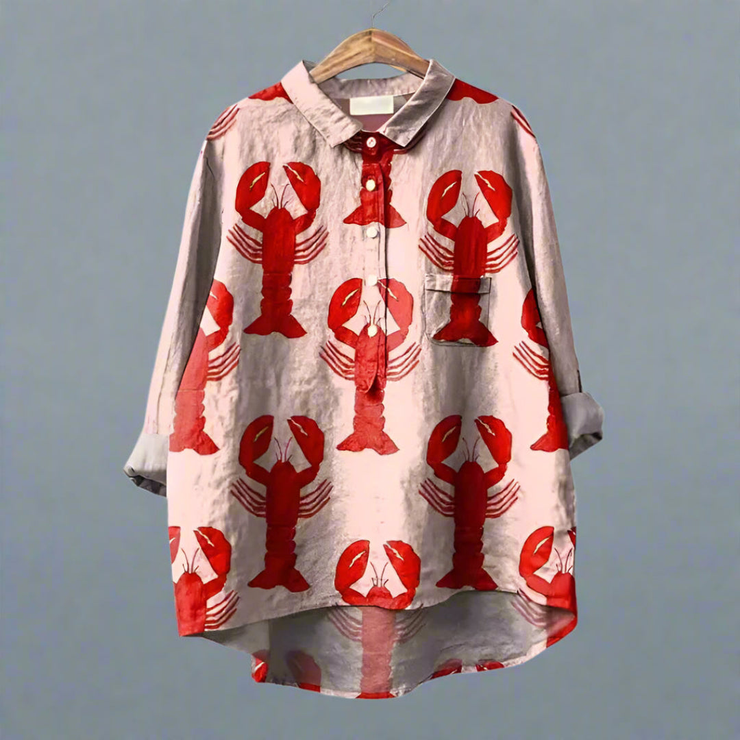 Fely™ | Blusa con stampe artistiche