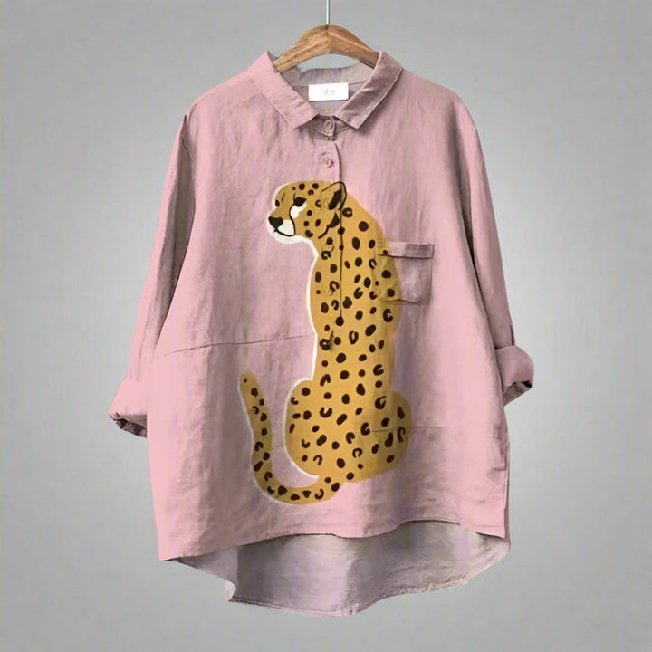Fely™ | Blusa con stampe artistiche