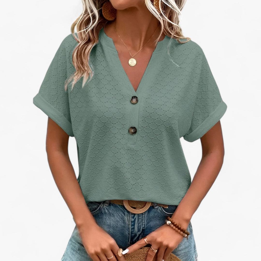 Dina™ | Blusa con scollo a v