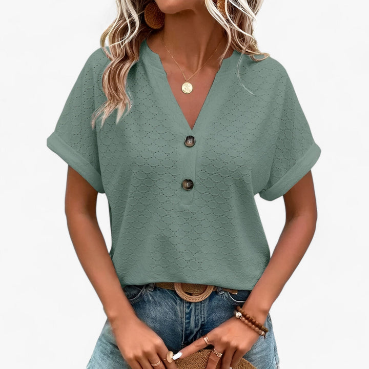 Dina™ | Blusa con scollo a v