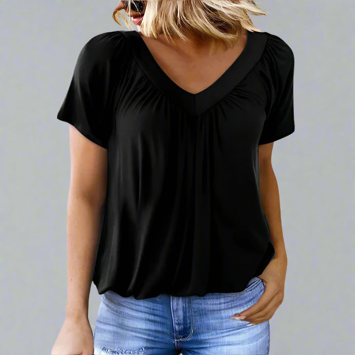 Dames™ | Blusa casual con plissettature